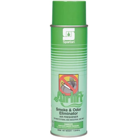 Airlift Smoke & Odor Eliminator 16oz. Aerosol Can Floral Scent Air Freshener Spray